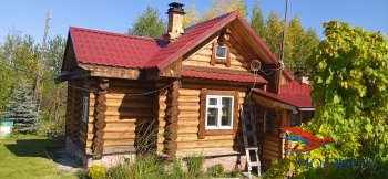 Бревенчатый дом в СНТ Ветеран в Истре - istra.yutvil.ru - фото 1